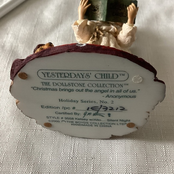 Boyd Bears Kelsey Vintage Angel Resin Figurine - Picture 5 of 5